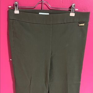 Calvin Klein Olive Green Stretch Trousers